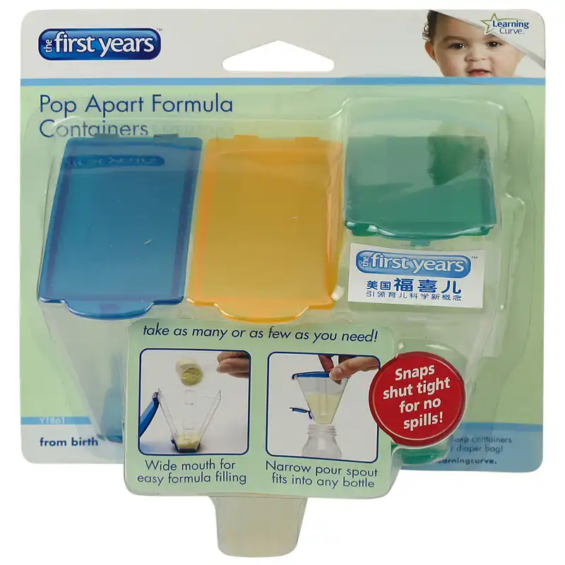 ظرف نگهدارنده شیر خشک فرست یرز مدل w10 مجموعه ۳ عددی