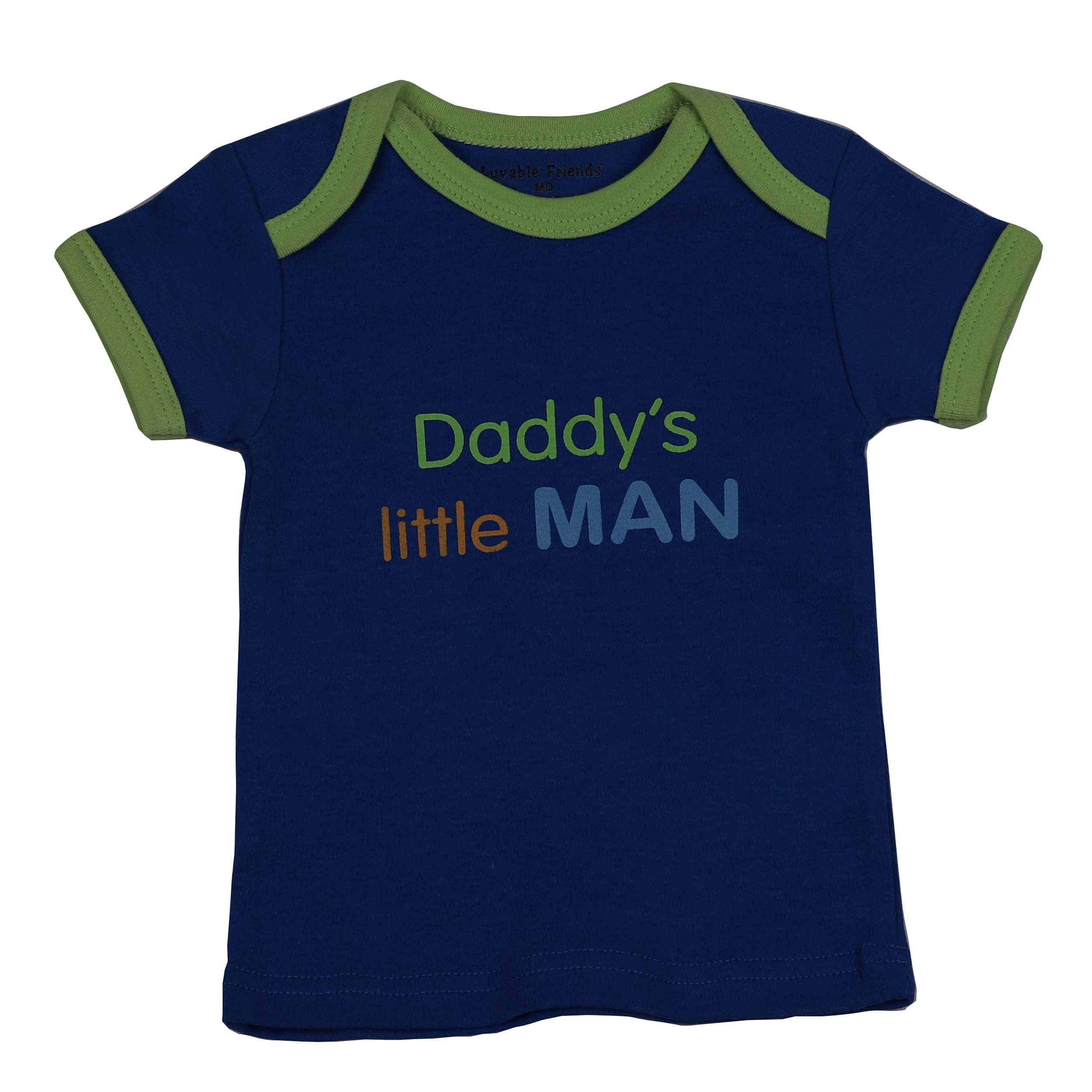 تی شرت آستین کوتاه نوزادی مدل Daddy`s Little Man