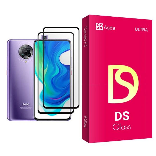 محافظ صفحه نمایش آسدا مدل DS Glass MIX002 مناسب برای گوشی موبایل شیائومی Poco F2 Pro بسته دو عددی