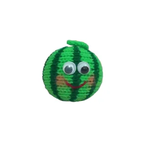 آویز بافتنی مدل هندوانه شب یلدا بسته 4 عددی