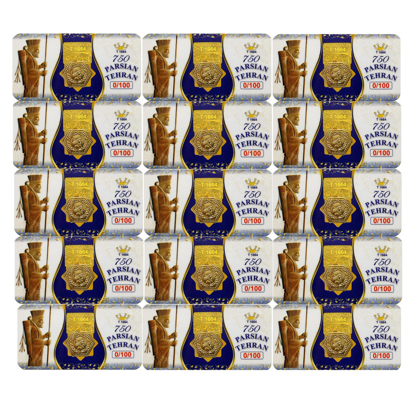 سکه گرمی طلا 18 عیار الن نار مدل پارسیان طهران ELN105 مجموعه 15 عددی