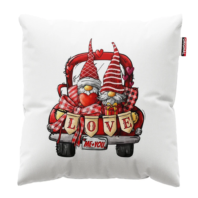 کوسن پاد آفرین مدل کریسمس طرح بابانوئل کاج گوزن آدم برفی کد PK302653 سایز 30*30 سانتی متر