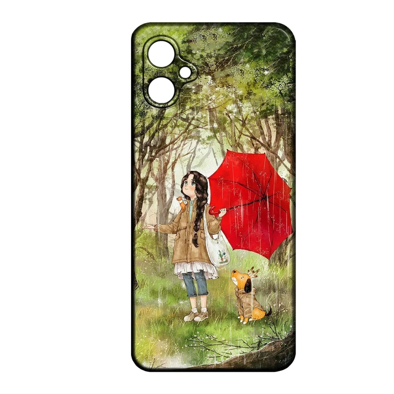 کاور طرح دخترانه کد 259 مناسب برای گوشی موبایل سامسونگ Galaxy A04