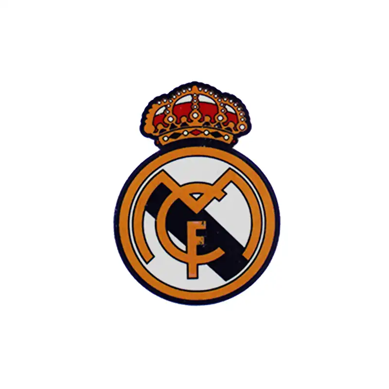 استیکر پارچه و لباس کارانس طرح رئال مادرید مدل AST-28 بسته 4 عددی