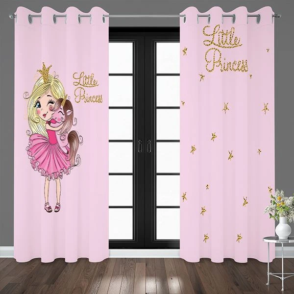 پرده مدل 2377-2376 سایز 140x280 سانتی متر