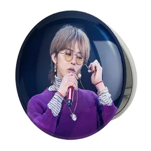 آینه جیبی خندالو طرح جی دراگون گروه بیگ بنگ BIGBANG مدل تاشو کد 12580 