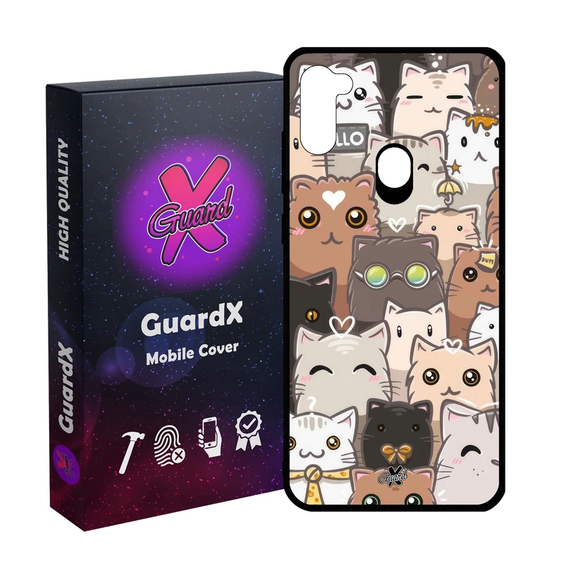 کاور گارد ایکس طرح Cat مدل Glass10674 مناسب برای گوشی موبایل سامسونگ Galaxy A11/M11