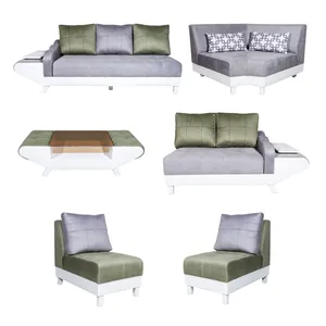 مبل 7 نفره کد 102-MR104-2DD/Y-GR-BR