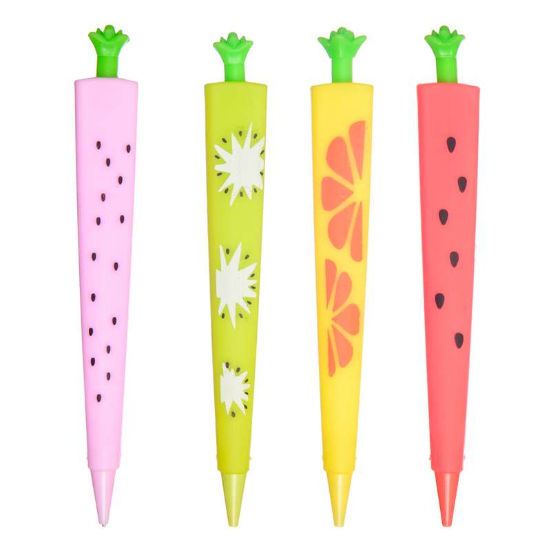 مداد نوکی 0.5 میلی متری مدل میوه ای مجموعه 4 عددی مداد نوکی 0.5 میلی متری مدل میوه ای مجموعه 4 عددی