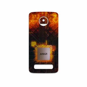 MAHOOT AMD Brand Cover Sticker for Motorola Moto Z Play