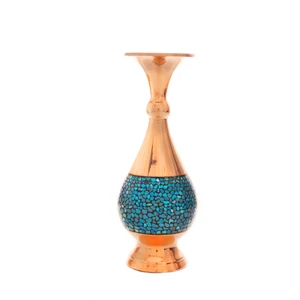 گلدان فیروزه کوبی کد 7692