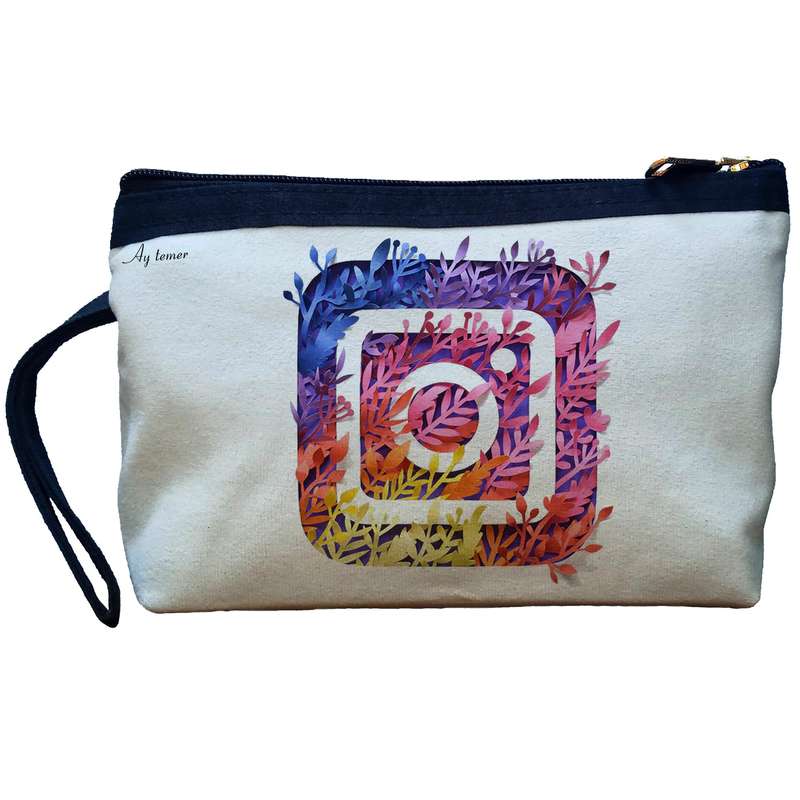 کیف لوازم آرایش زنانه آی تمر مدل اینستاگرام کد 299