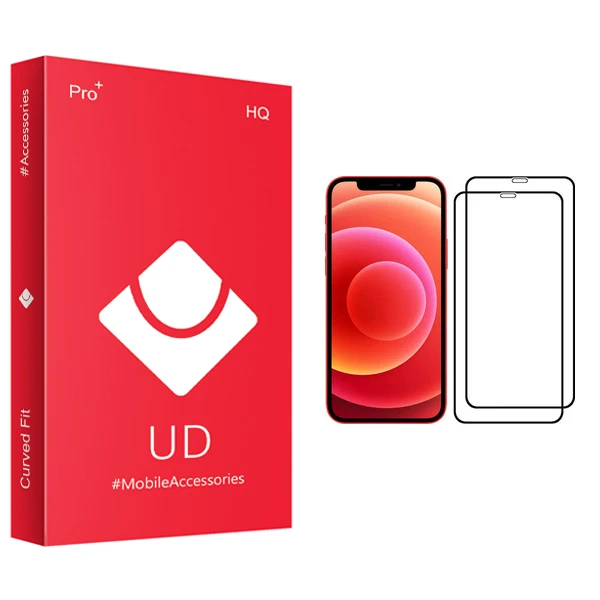 محافظ صفحه نمایش یو دی مدل HQ مناسب برای گوشی موبایل اپل iPhone 12 Pro Max بسته 2 عددی