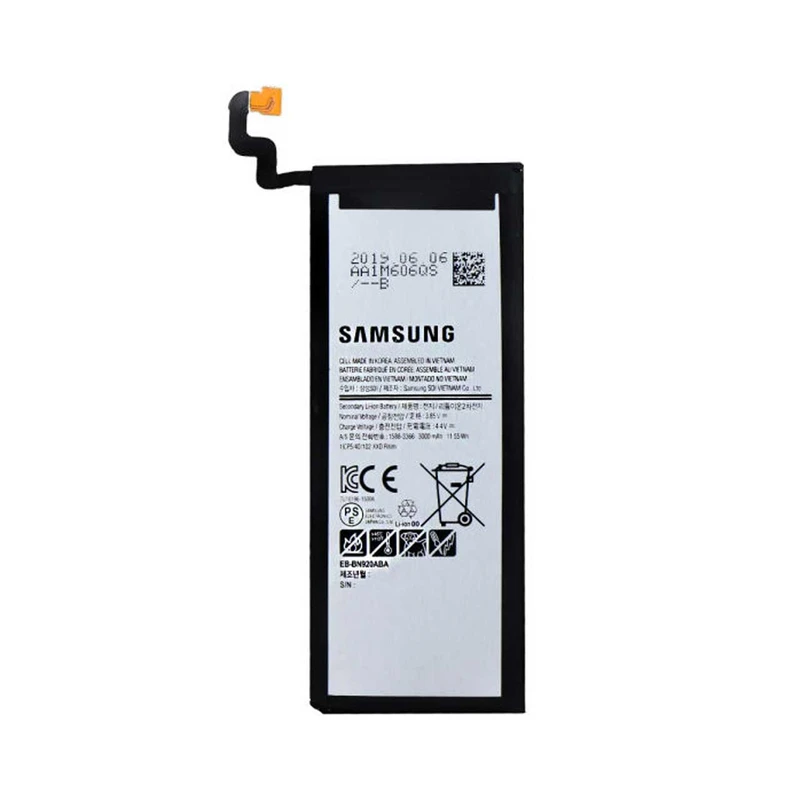 باتری موبایل مدل EB-BN920ABE10 ظرفیت 3000 میلی آمپر ساعت مناسب برای گوشی موبایل سامسونگ Galaxy Note 5