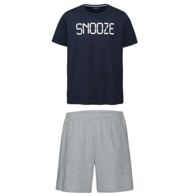 ست تی شرت و شلوارک مردانه لیورجی مدل ZzZz