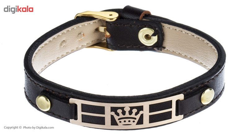 دستبند طلا 18 عیار مردانه مایا ماهک مدل MB0676