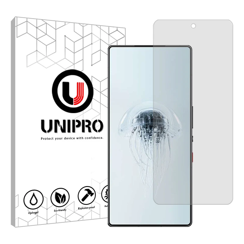 محافظ صفحه نمایش شفاف یونی پرو مدل Explosion Proof مناسب برای گوشی موبایل زد تی ای nubia Red Magic 10 Pro