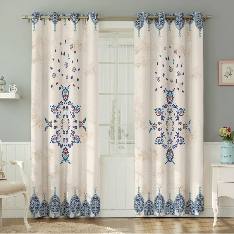 پرده نیروانا طرح مدرن مدل هازان کد 8716 سایز 140×280 سانتی متر