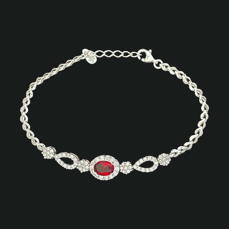 دستبند نقره زنانه مدل 30520 دستبند نقره زنانه مدل 30520