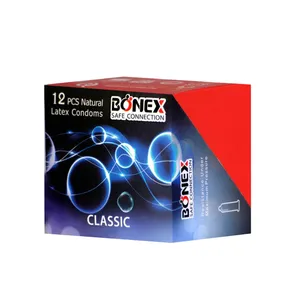 کاندوم بونکس مدل Classic  بسته 12 عددی