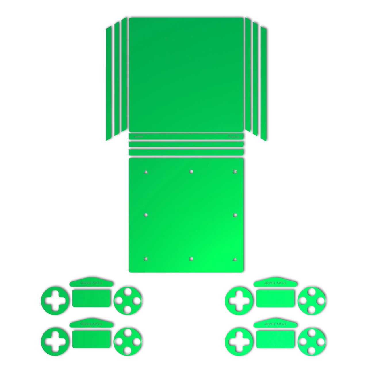 برچسب ماهوت مدل Green Color Special مناسب برای کنسول بازی PS4 Pro