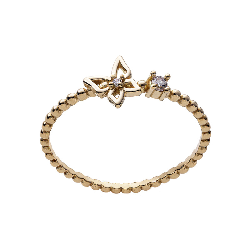 انگشتر طلا 18 عیار زنانه جواهری سون مدل 3357