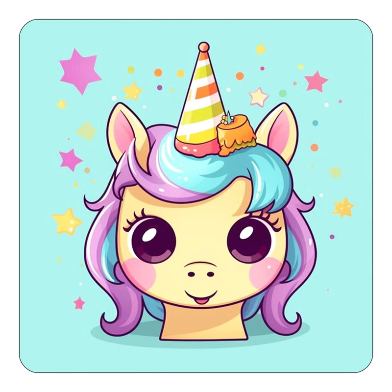 مگنت کاکتی طرح اسب تک شاخ و یونیکورن مدل mp29587