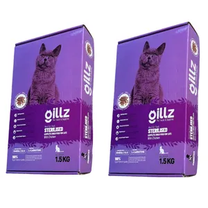 غذا خشک گربه گیلز مدل sterilized وزن 3 کیلوگرم بسته دو عددی
