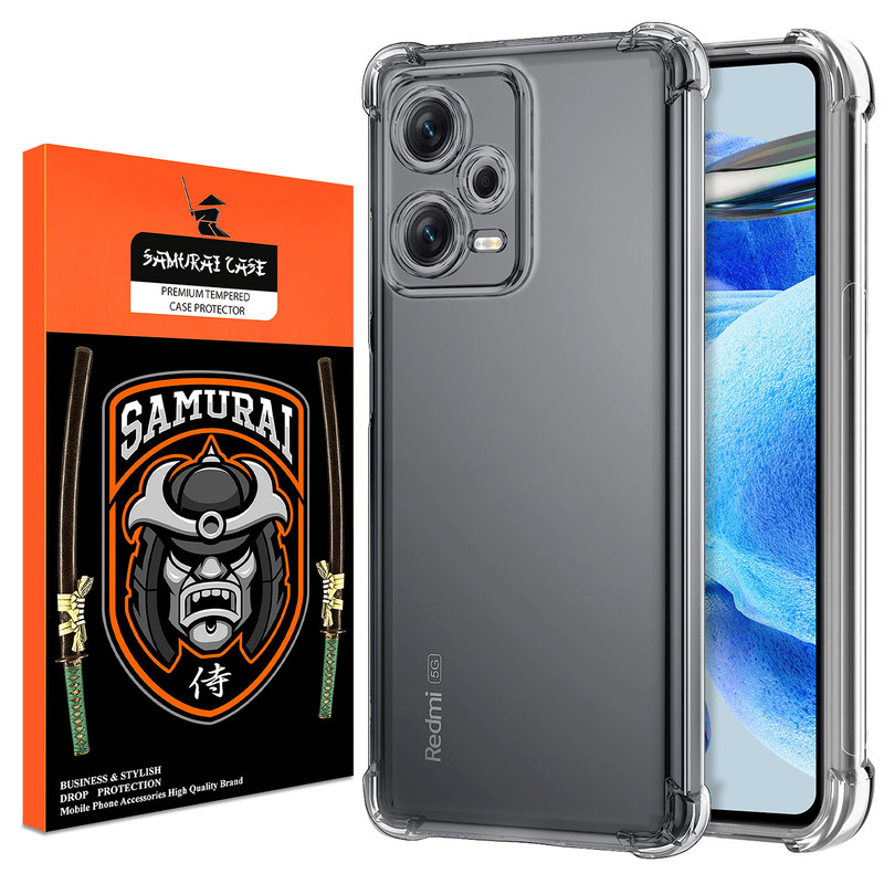 کاور سامورایی مدل Airbag مناسب برای گوشی موبایل شیائومی Redmi Note 12 Pro 5G / Redmi Note 12 Pro Plus 5G
