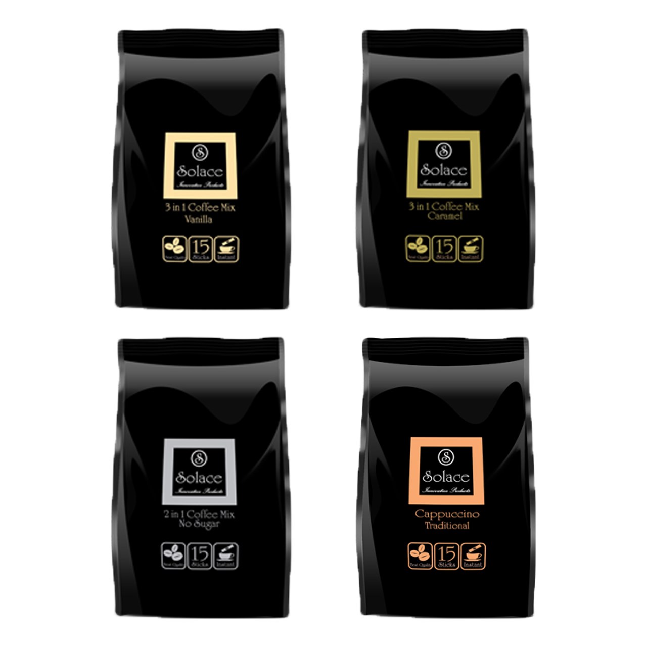قهوه فوری سولیس مدل کالکشن مجموعه 4 عددی