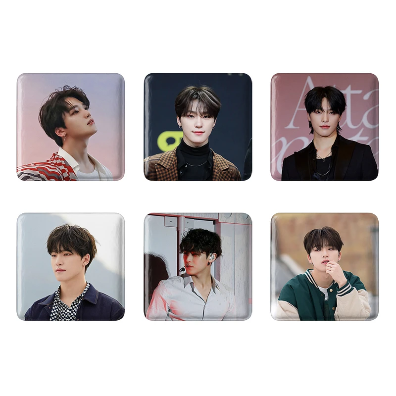 مگنت خندالو طرح دینو گروه سونتین Seventeen کد 1302A مجموعه 6 عددی