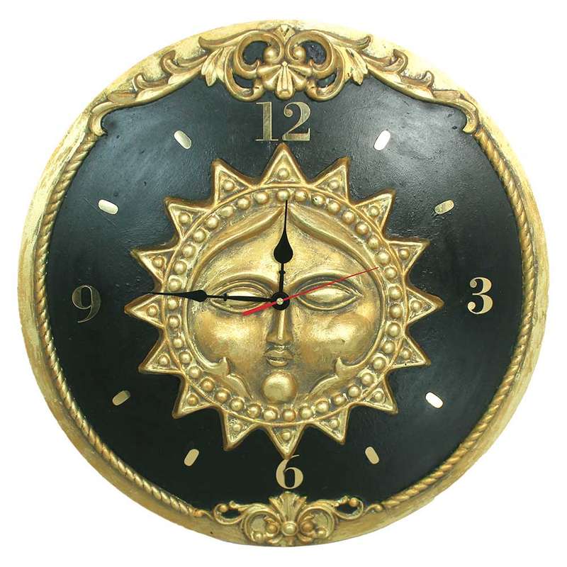ساعت دیواری دست نگار مدل خورشیدی کد 50-50