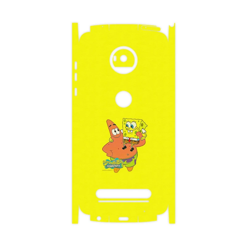 برچسب پوششی ماهوت مدل SpongeBob SquarePants-FullSkin مناسب برای گوشی موبایل موتورولا Moto Z2 Play