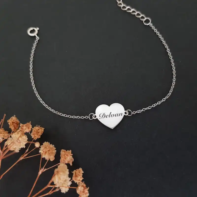 دستبند نقره زنانه ترمه ۱ مدل دلوان کد DN 4065