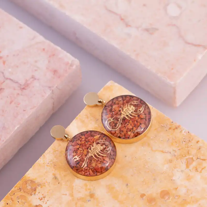 گوشواره زنانه زرسام مدل ماه آبان کد 10006964