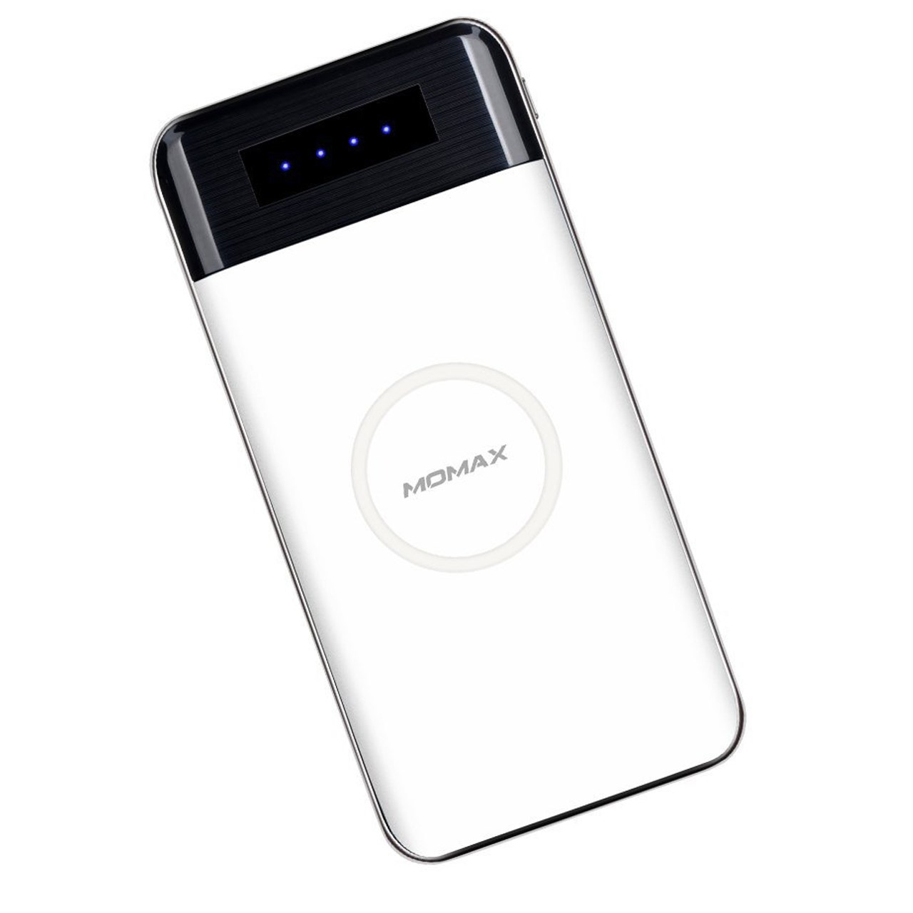 پاوربانک با قابلیت شارژ وایرلس مومکس مدل Ipower Ip80 با ظرفیت 10000 میلی آمپر ساعت