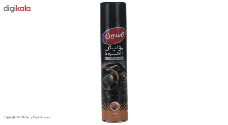 اسپری پولیش داشبورد خودرو کاسپین مدل Peach حجم 300 میلی‌ لیتر