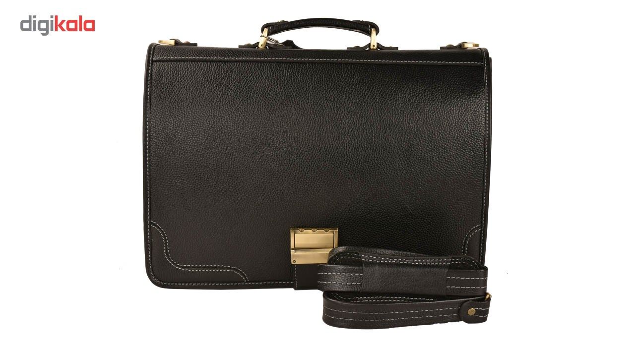کیف اداری چرم طبیعی کهن چرم مدل L96 -  - 3