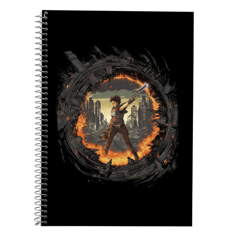دفتر زبان 50 برگ مدوپد مدل سه خط طرح Attack on Titan کد DF10399