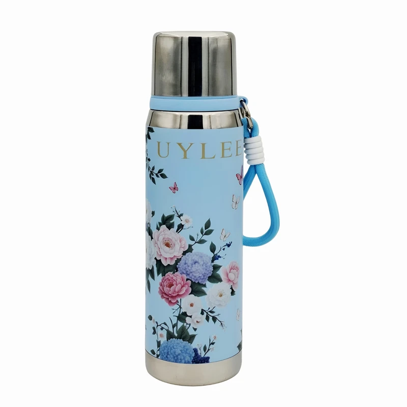 فلاسک مدل UYLEE طرح  گل‌ها گنجایش 0.7 لیتر