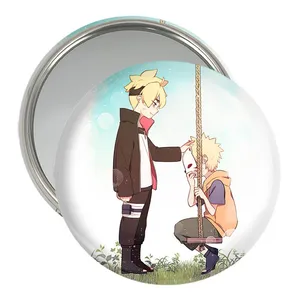 آینه جیبی خندالو مدل ناروتو و بورتو انیمه بوروتو Boruto  کد 13153