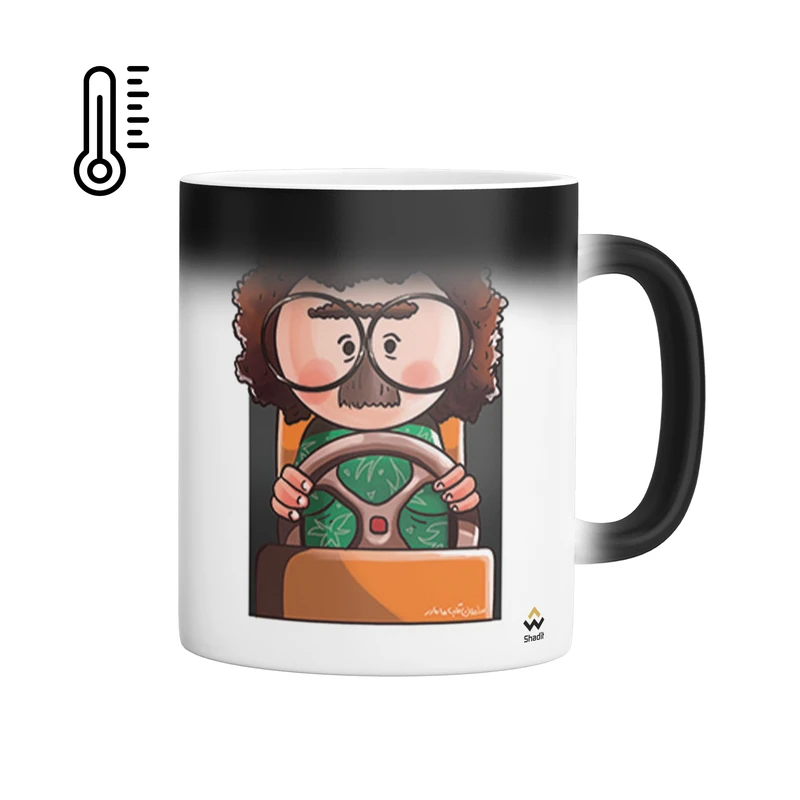 ماگ حرارتی شادیت طرح راننده کامیون کد 01