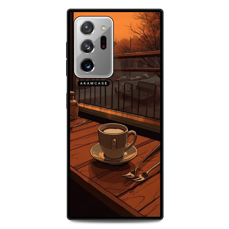 کاور آکام مدل AMC-WSGN20U-COFFEE-11 مناسب برای گوشی موبایل سامسونگ Galaxy Note 20 Ultra