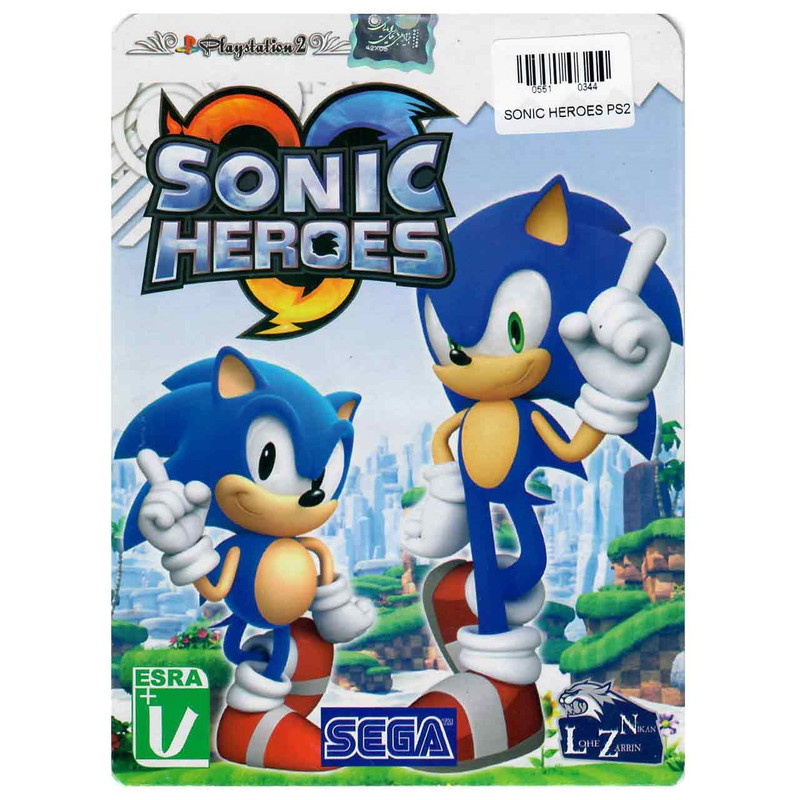 بازی Sonic Heroes مخصوص PS2 بازی Sonic Heroes مخصوص PS2