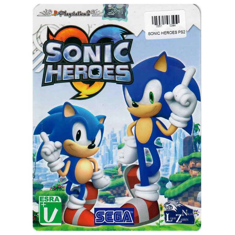 بازی Sonic Heroes مخصوص PS2 بازی Sonic Heroes مخصوص PS2