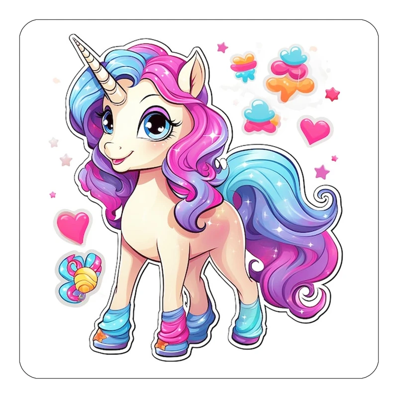 مگنت کاکتی طرح اسب تک شاخ و یونیکورن مدل mp30201