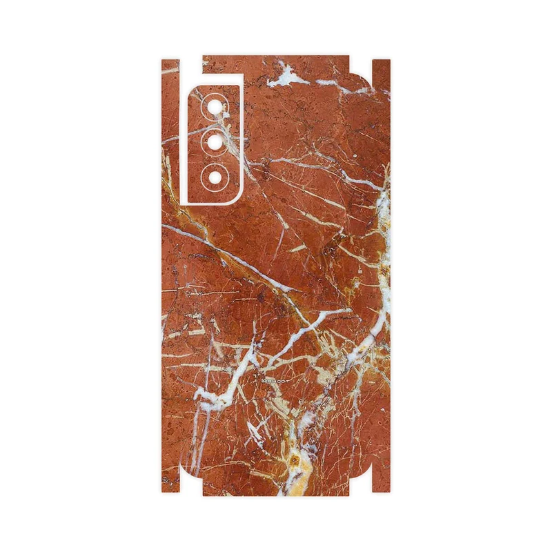 برچسب پوششی ماهوت مدل Red Marble-FullSkin مناسب برای گوشی موبایل سامسونگ Galaxy S21 FE 5G