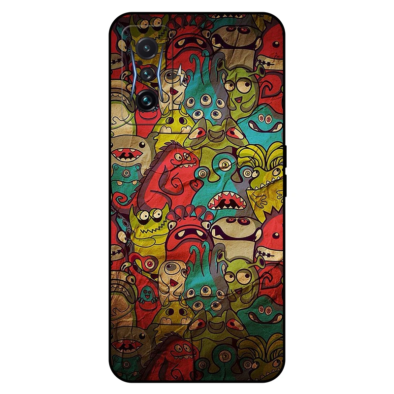 کاور مگافون طرح هیولا مدل 0101 مناسب برای گوشی موبایل شیائومی Poco F4 GT