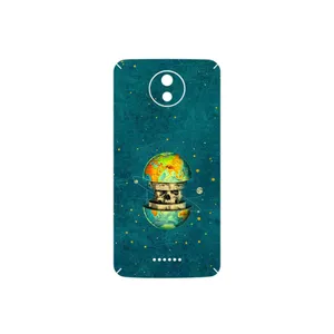 MAHOOT Collage of Earth Face Cover Sticker for Motorola Moto C Plus