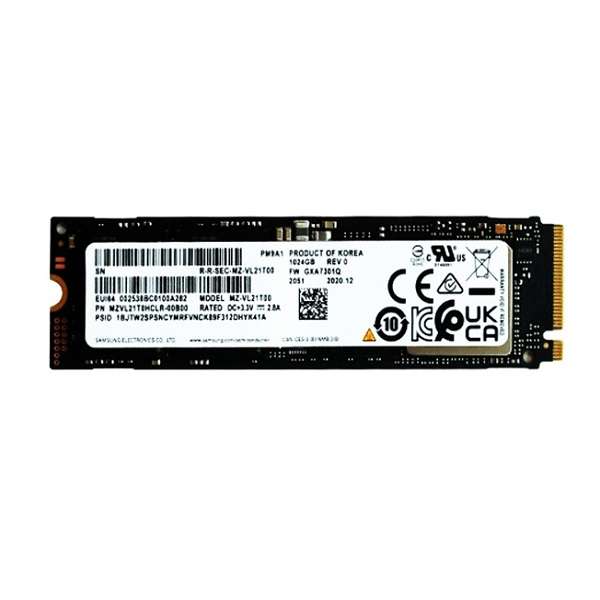 اس اس دی اینترنال سامسونگ مدل PM9A1 PCIe® 4.0 NVMe M.2 2280 ظرفیت 1 ترابایت